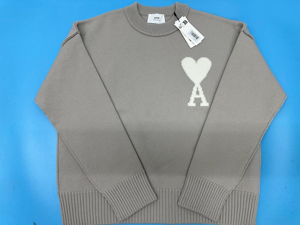 Ami Paris Ami de Coeur Merino Wool Sweater - 45