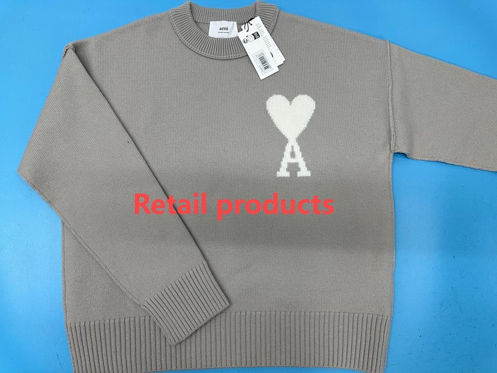 Ami Paris Ami de Coeur Merino Wool Sweater - 50