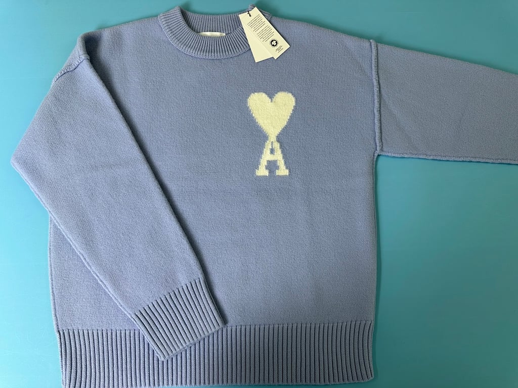 Ami Paris Ami de Coeur Merino Wool Sweater - 65
