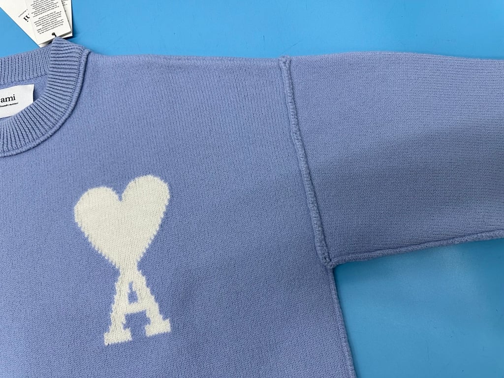 Ami Paris Ami de Coeur Merino Wool Sweater - 75