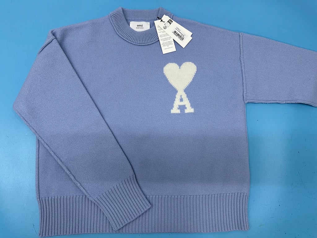 Ami Paris Ami de Coeur Merino Wool Sweater - 77