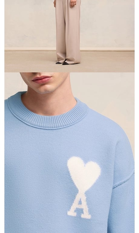 Ami Paris Ami de Coeur Merino Wool Sweater - 78