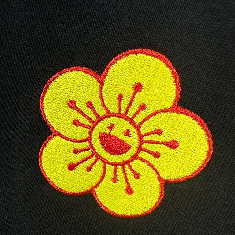 Takashi Murakami Sunflower Embroidered Tee - 6