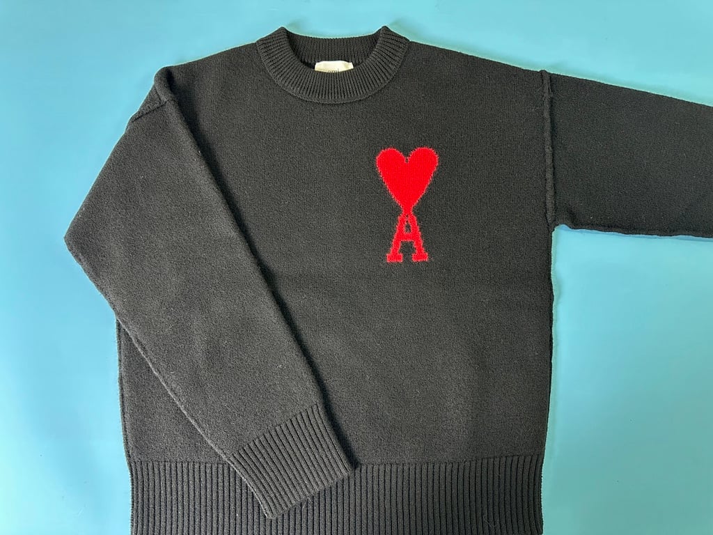 Ami Paris Ami de Coeur Crewneck Sweater - 11