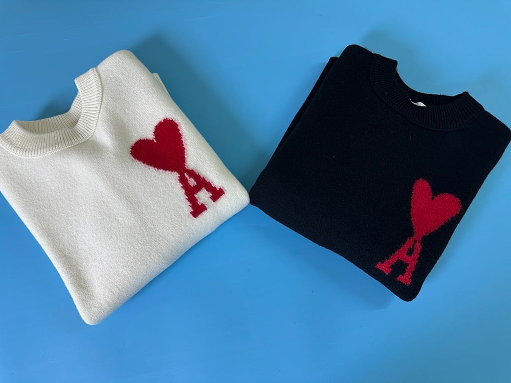 Ami Paris Ami de Coeur Crewneck Sweater - 22