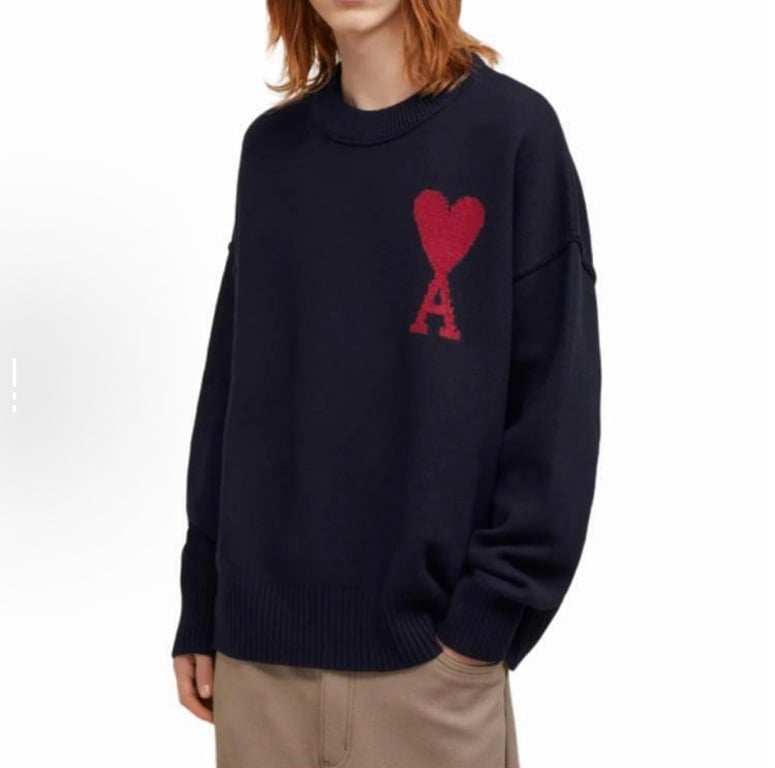 Ami Paris Ami de Coeur Crewneck Sweater - 57