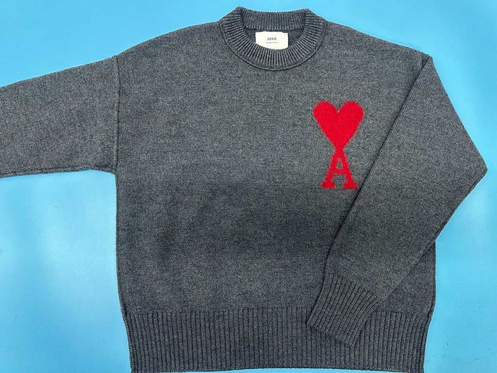 Ami Paris Ami de Coeur Crewneck Sweater - 71