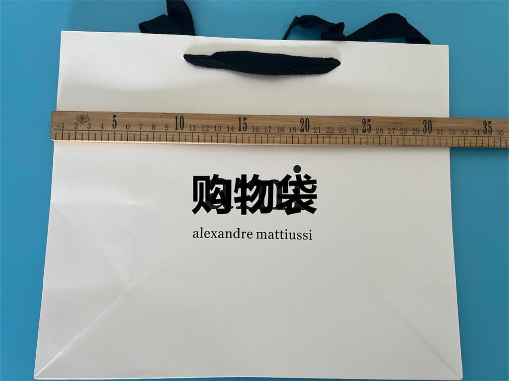 Ami Paris Shopping Bag White - 11