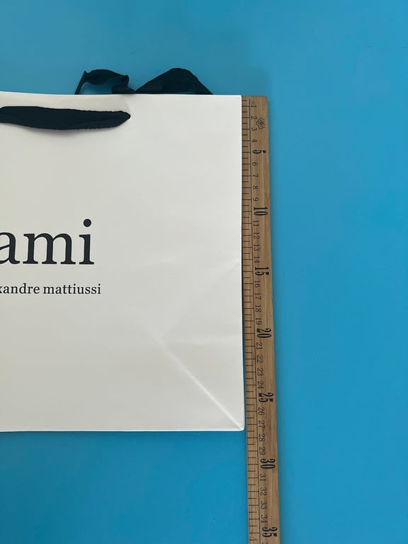 Ami Paris Shopping Bag White - 10