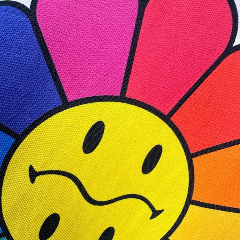 Takashi Murakami Sunflower Graphic T-Shirt - 7