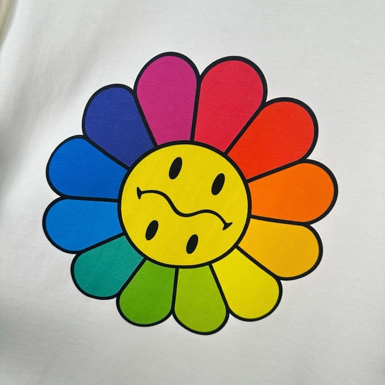 Takashi Murakami Sunflower Graphic T-Shirt - 8
