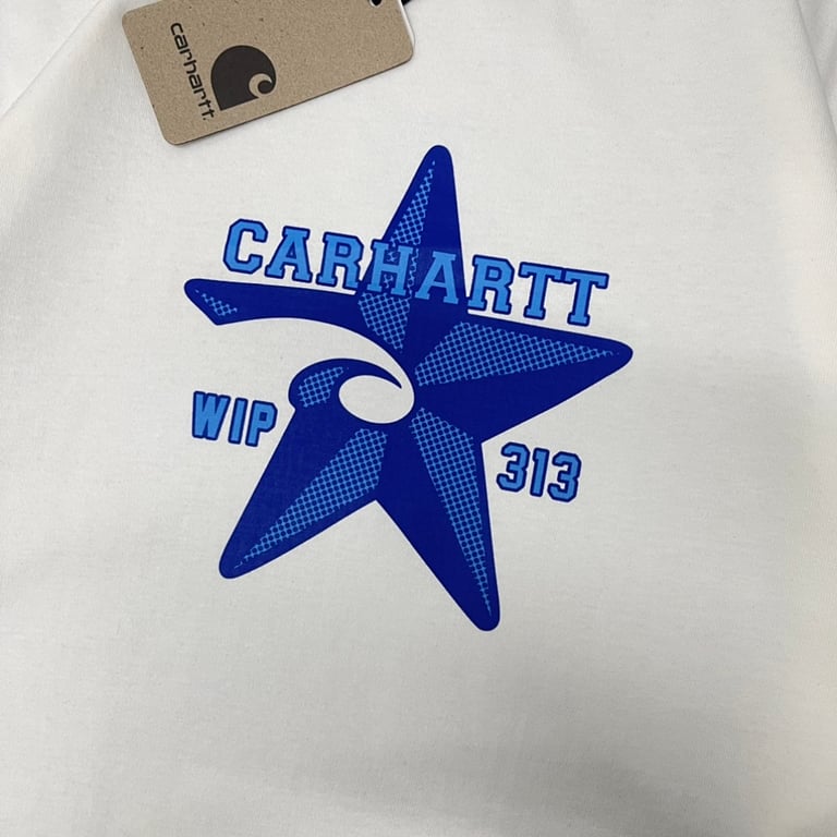 Carhartt WIP L/S Sheriff Star Tee White - 7