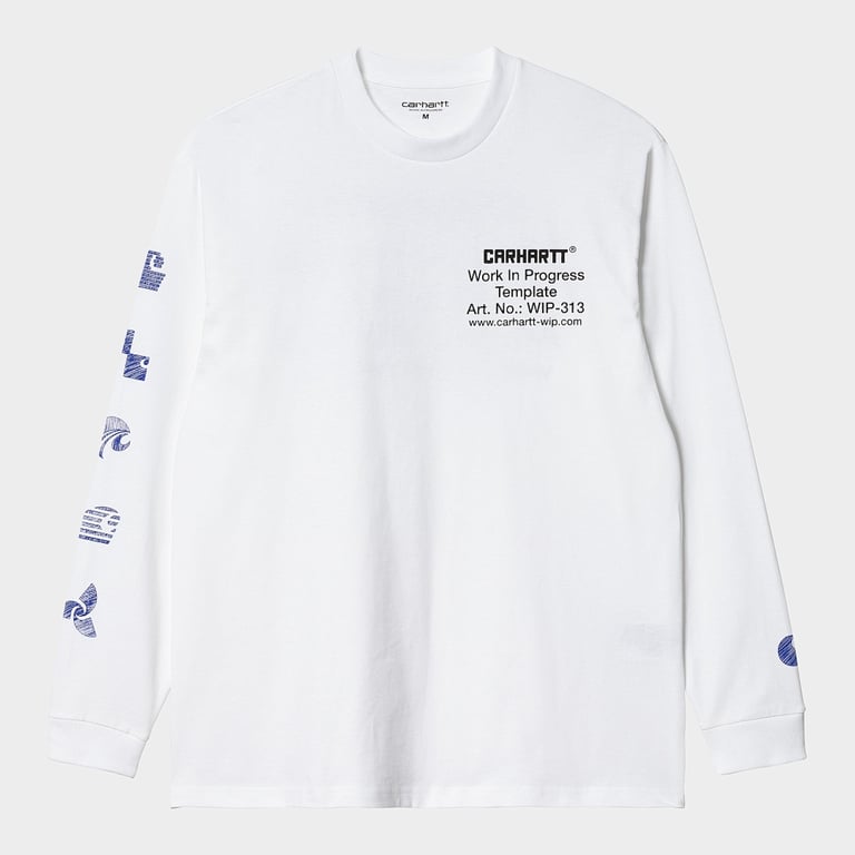Carhartt WIP Linograph Long Sleeve Template - 16