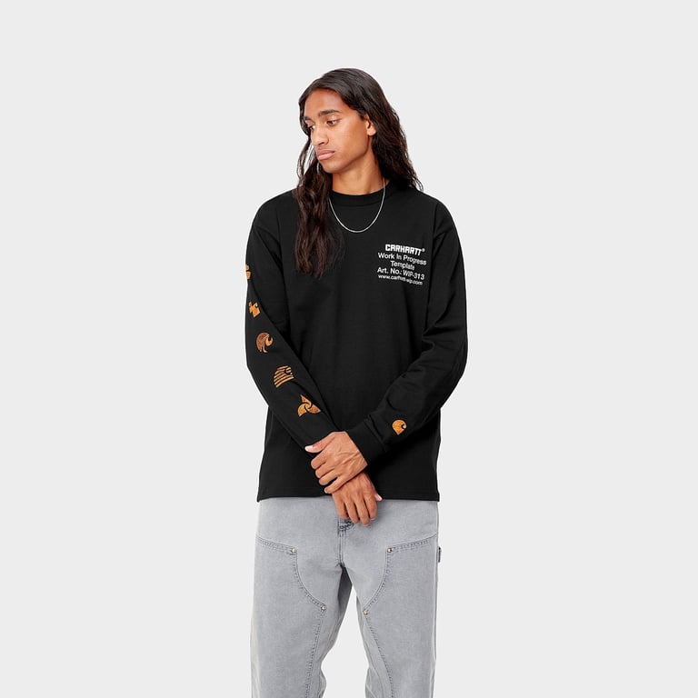 Carhartt WIP Linograph Long Sleeve Template - 17