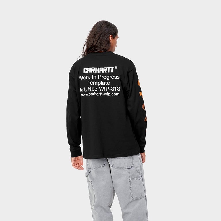 Carhartt WIP Linograph Long Sleeve Template - 18