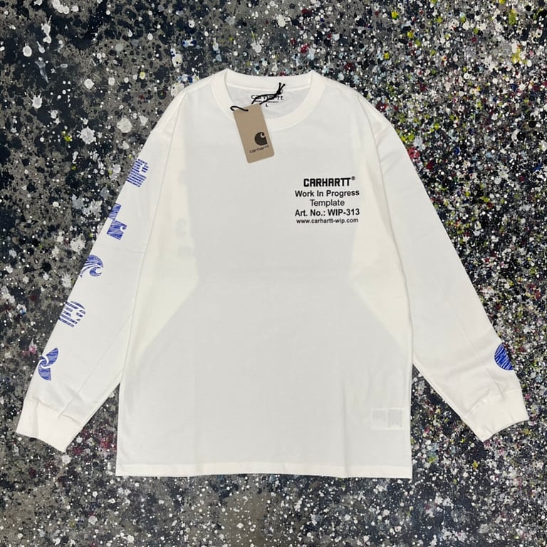 Carhartt WIP Linograph Long Sleeve Template - 9