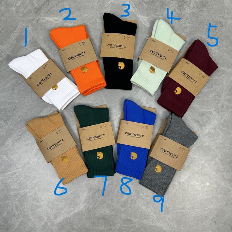Carhartt WIP Embroidered Logo Socks - 2