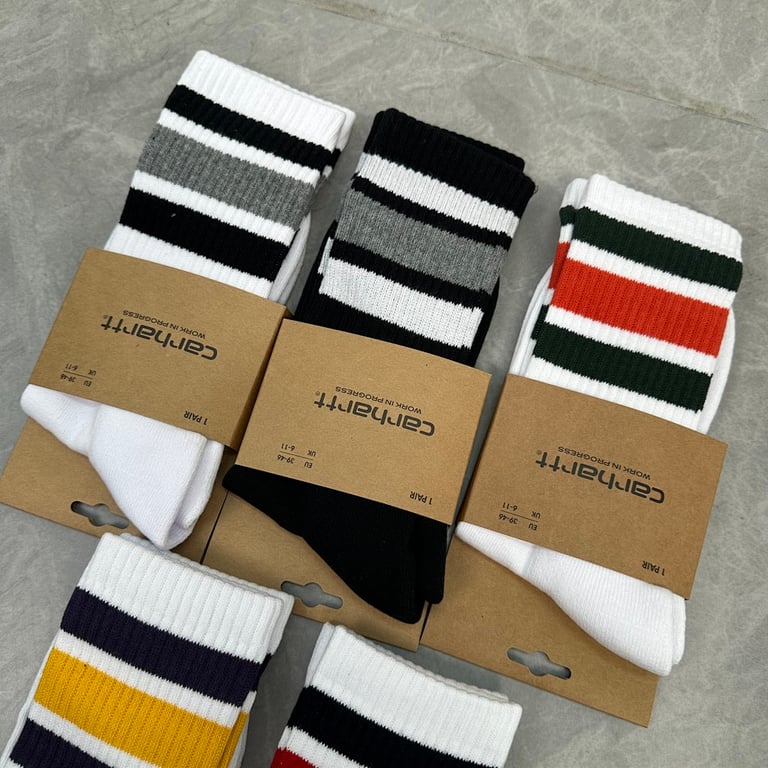 Carhartt Striped Crew Socks - 8