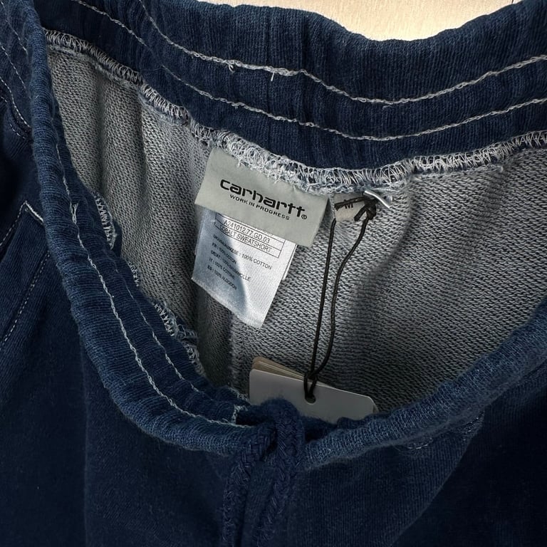Carhartt WIP Cobalt Sweatshorts Navy - 8