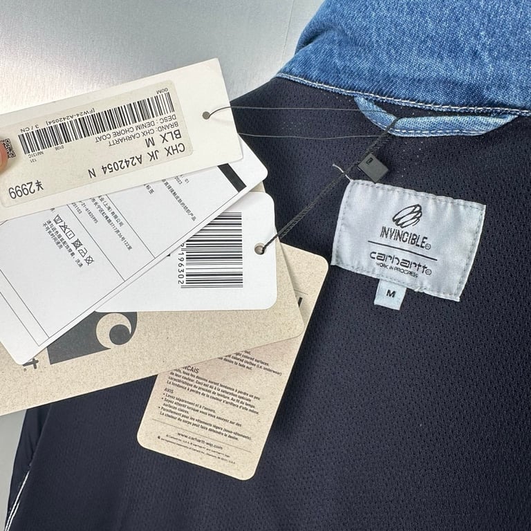 Carhartt WIP x Invincible Denim Chore Coat - 8