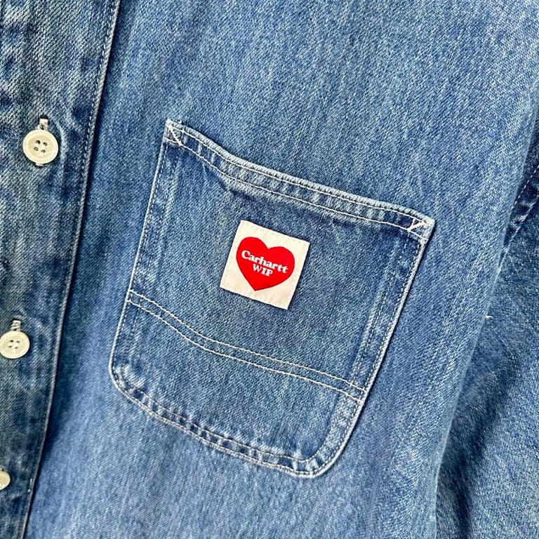 Carhartt WIP Heart Denim Shirt Jacket - 42