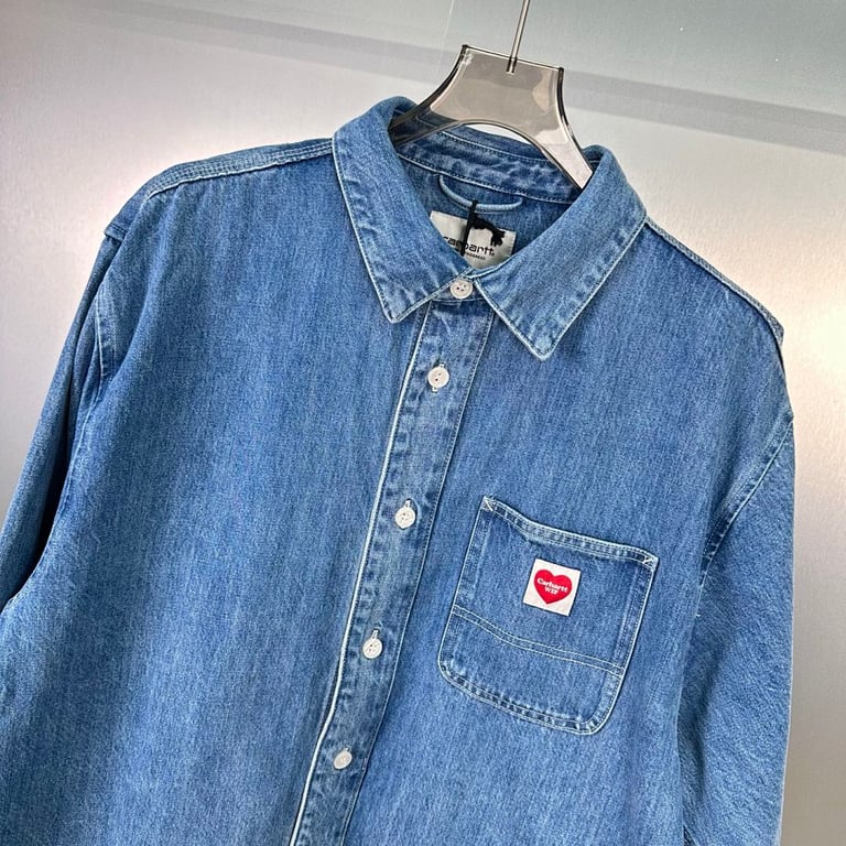 Carhartt WIP Heart Denim Shirt Jacket - 43