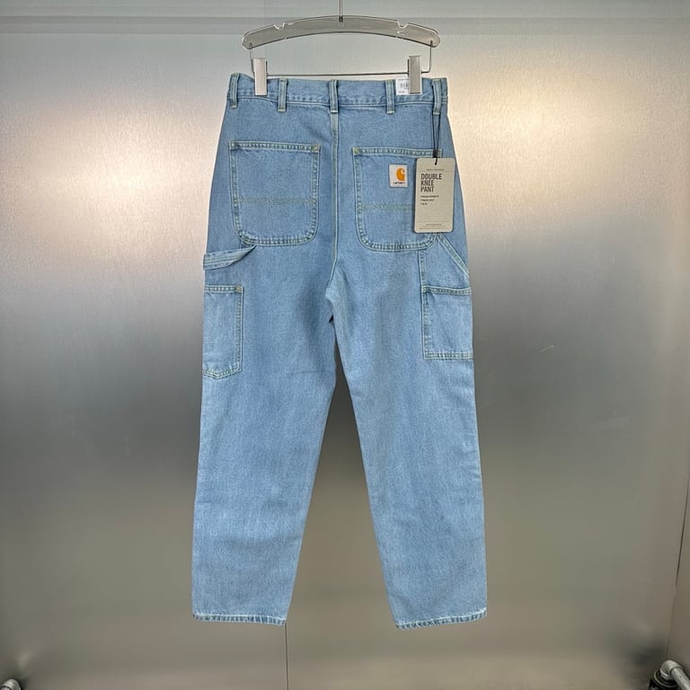 Carhartt WIP Double Knee Pant Heavy Stone Bleached - 20