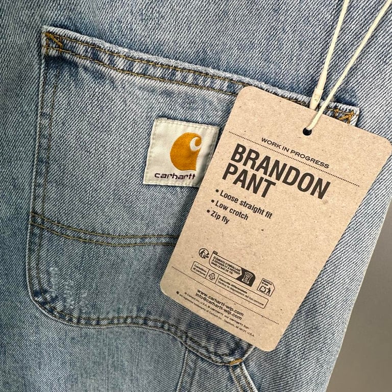 Carhartt Double Knee Carpenter Jeans Light Wash - 11