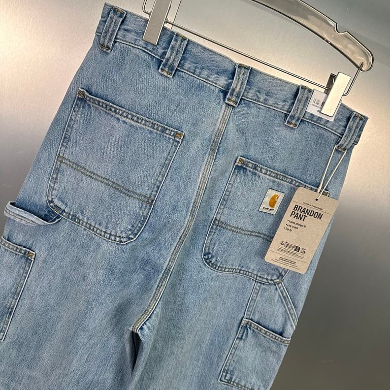 Carhartt Double Knee Carpenter Jeans Light Wash - 13
