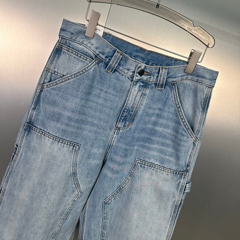 Carhartt Double Knee Carpenter Jeans Light Wash - 19
