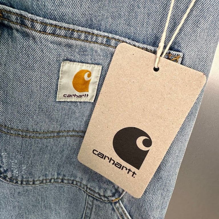 Carhartt Double Knee Carpenter Jeans Light Wash - 10