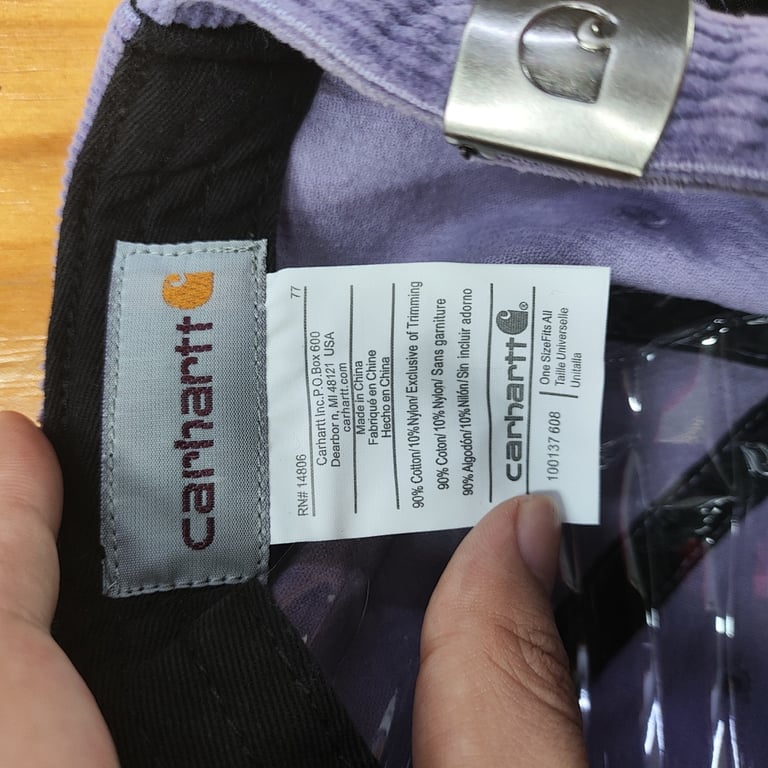Carhartt Corduroy Logo Cap - 4