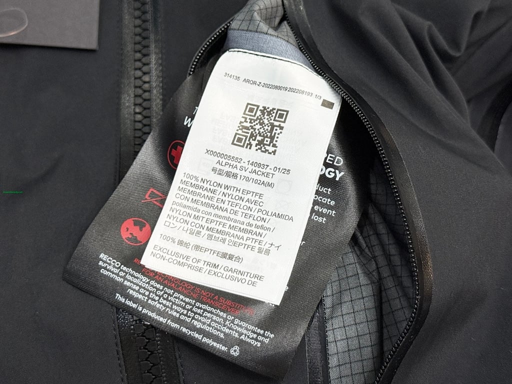 Arc'teryx Alpha SV7 3-in-1 Down Jacket - 58
