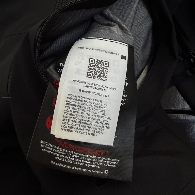 Arc'teryx Sabre Ski Jacket Black - 20