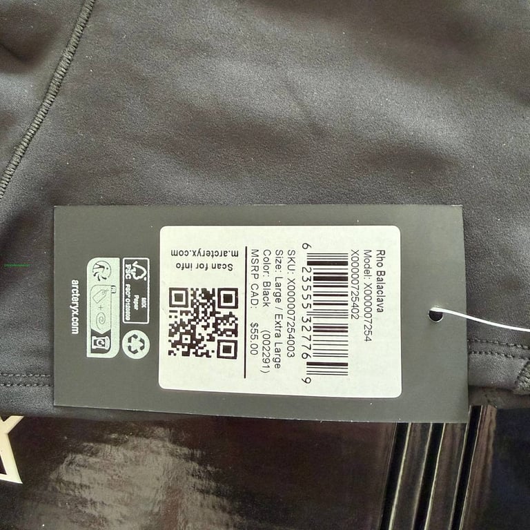 Arc'teryx Rho Balaclava Black - 11