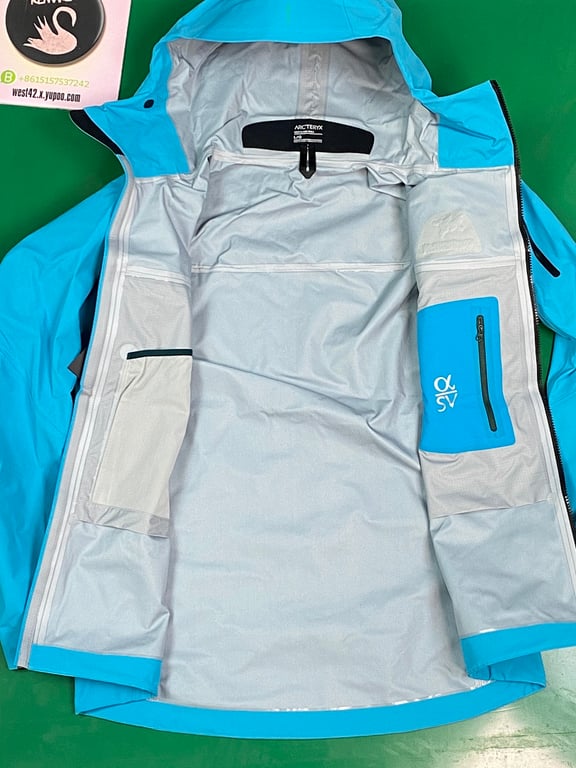 Arc'teryx Alpha SV Jacket Blue Tetra - 10