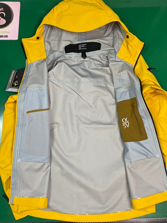 Arc'teryx Alpha SV Jacket Edziza Yellow - 8