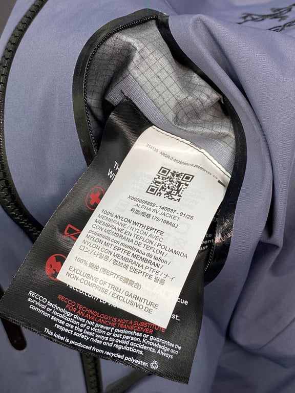Arc'teryx Alpha SV Jacket Dark Stratus - 8
