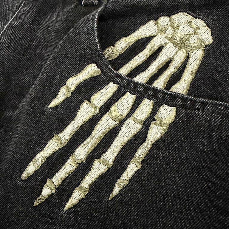 Vescartes Smoking Kills Denim Jeans Black - 14