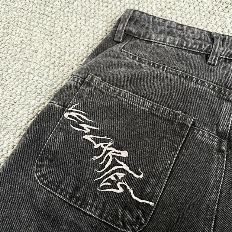 Vescartes Smoking Kills Denim Jeans Black - 24