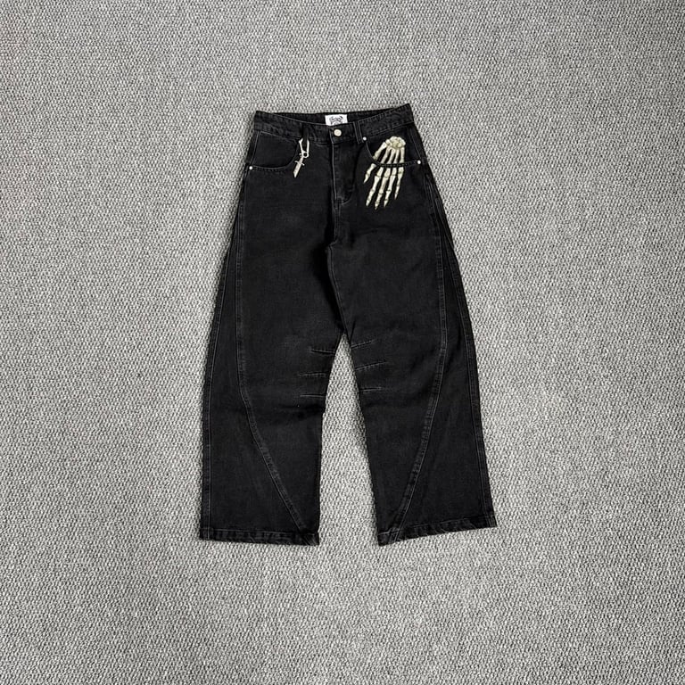 Vescartes Smoking Kills Denim Jeans Black - 9