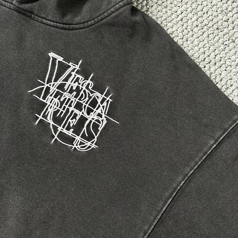 Vescartes Michelangelo Hoodie Washed Black - 14