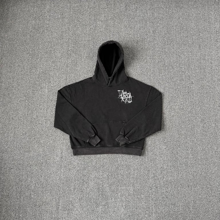 Vescartes Michelangelo Hoodie Washed Black - 9
