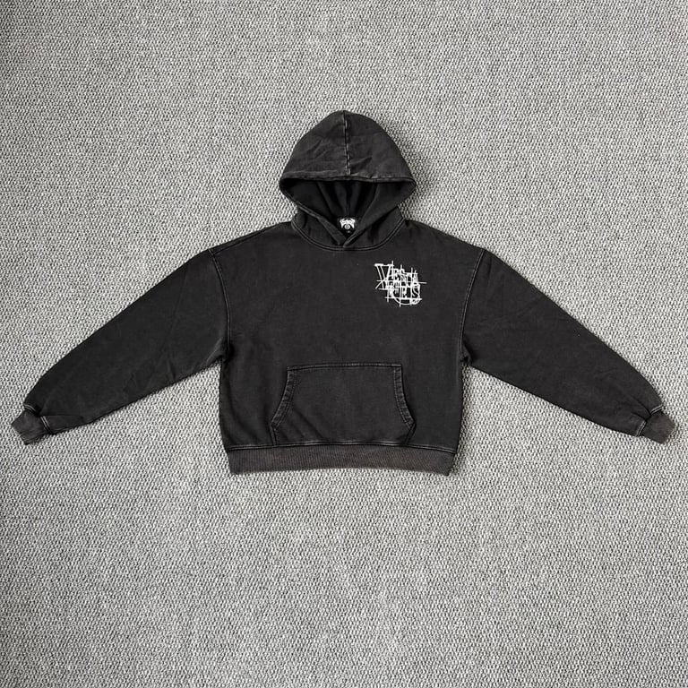 Vescartes Michelangelo Hoodie Washed Black - 10