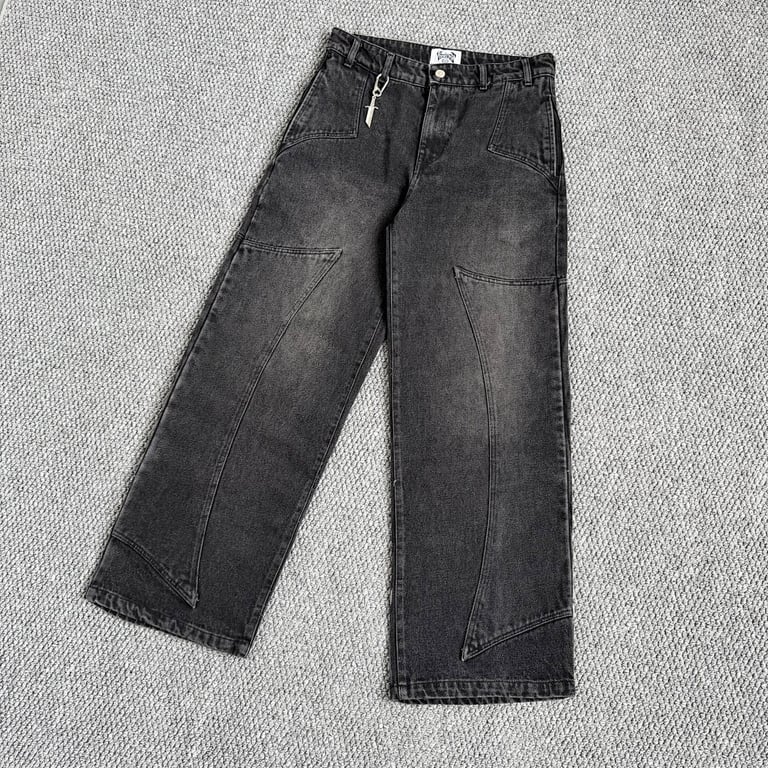 Vescartes Graveyard Denim Jeans Black - 11