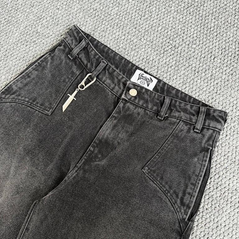 Vescartes Graveyard Denim Jeans Black - 14