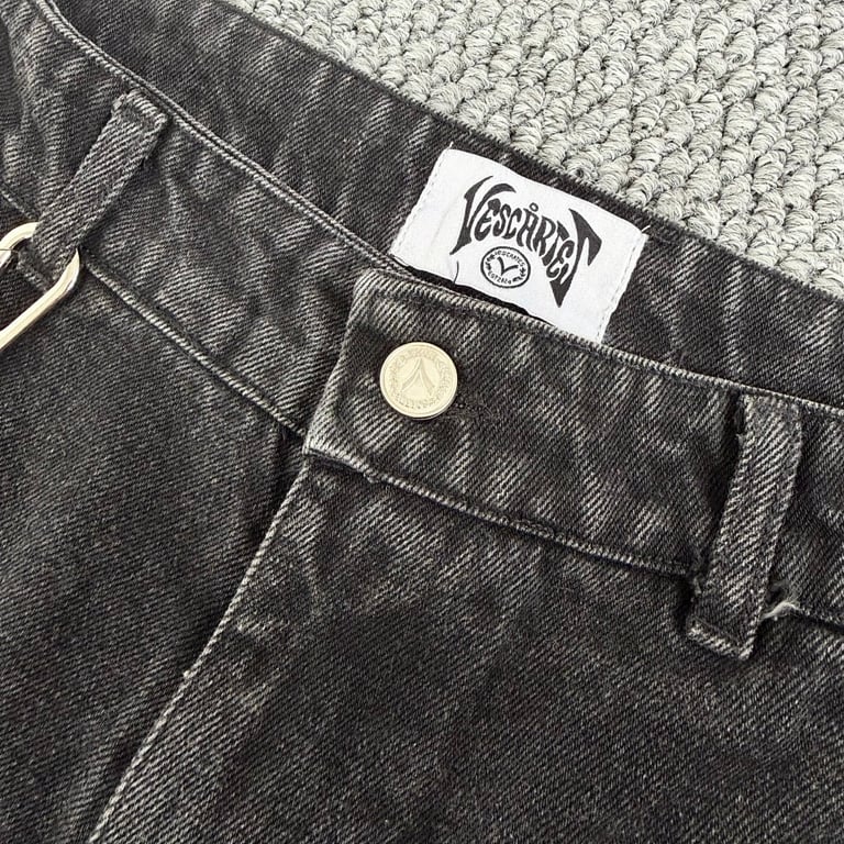 Vescartes Graveyard Denim Jeans Black - 17