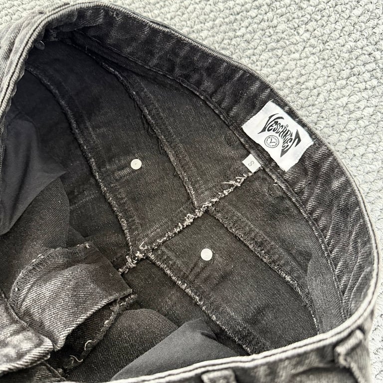 Vescartes Graveyard Denim Jeans Black - 18
