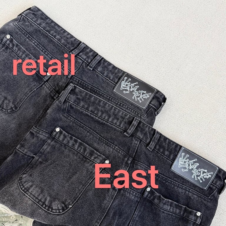 Vescartes Graveyard Denim Jeans Black - 4