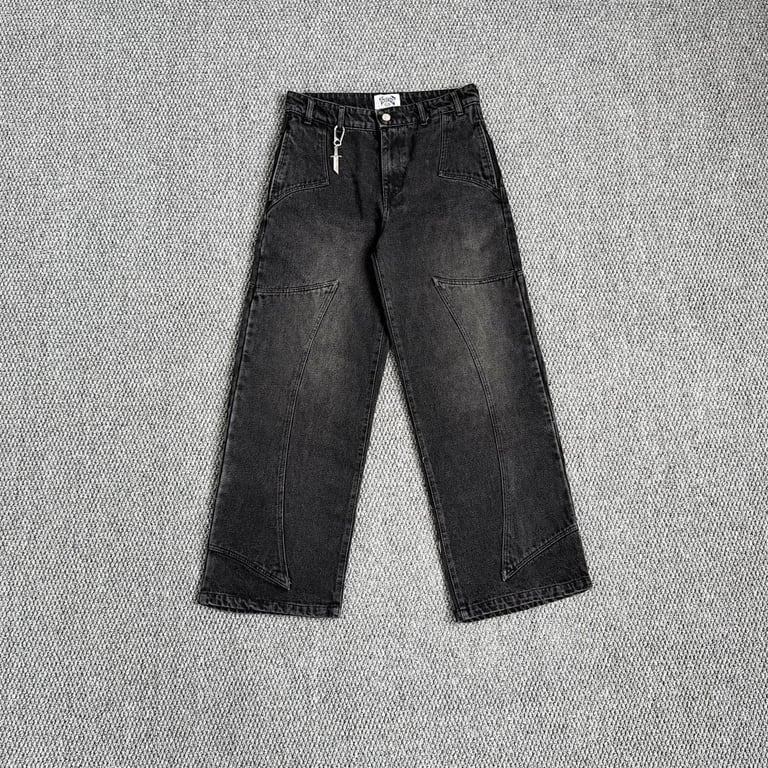 Vescartes Graveyard Denim Jeans Black - 10